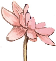 Blume 2 gespiegelt